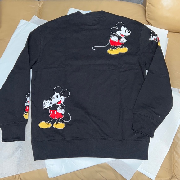 Disney UNISEX  Mickey Mouse Expressions Pullover Sweatshirt for Adults - Picture 8 of 14